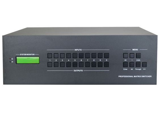 Changeur visuel modulaire sans couture HDCP de 8x16 4k HDMI Matrix