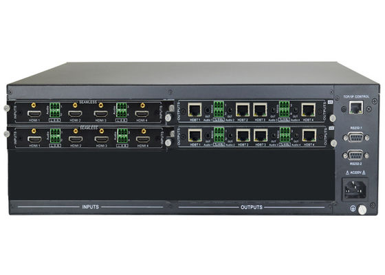 Le changeur sans couture 8 HDMI de Matrix de vidéo d'EDID 4K a entré la sortie de 8 HDBaseT