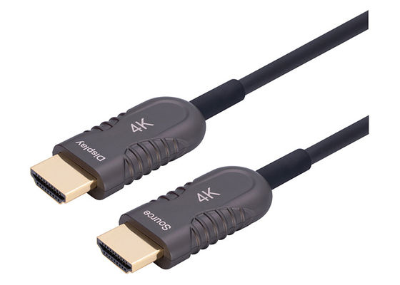 Type de câble optique maximum de fibre de la longueur faite sur commande 100m HDMI A pour dactylographier A