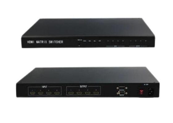 Processeur visuel 4 de mur de HDCP1.3 TVHD 1920x1080P 60HZ Matrix dans 4