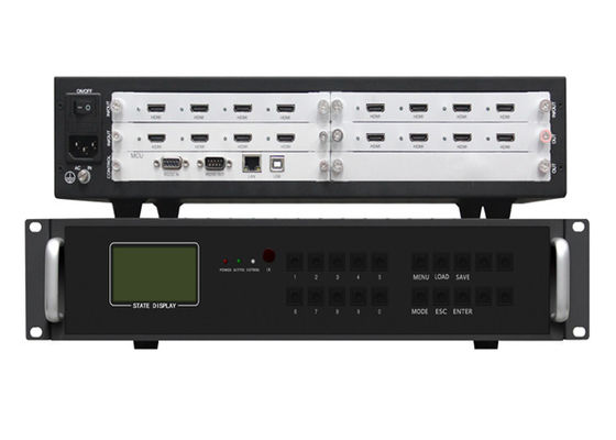 Contrôleur visuel modulaire 4 de mur dans 12 hors de 8 dans 8 hors du diviseur de Hdmi