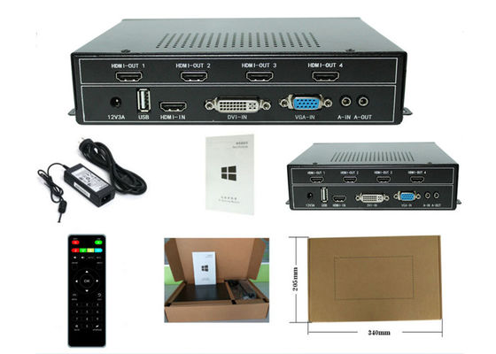 processeur visuel visuel de mur du contrôleur 1x4 HDMI de mur de 1080P 2x2 HDMI