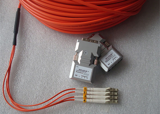 Noyaux multi Dvi du mode 4 au-dessus de fibre du supplément LC de fibre pour la transmission