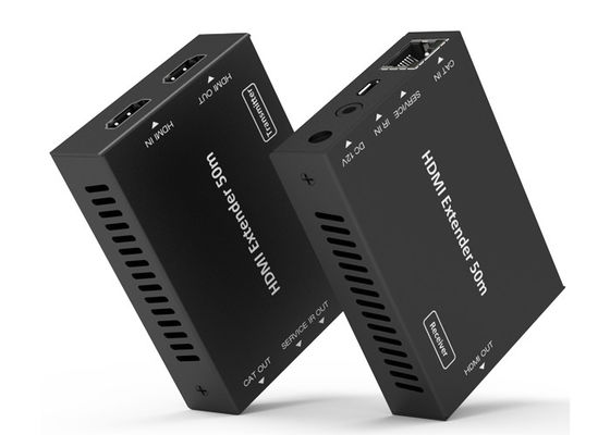 supplément visuel de 18Gbps HD 50 mètres de HDMI au-dessus de CAT Metal Enclosure