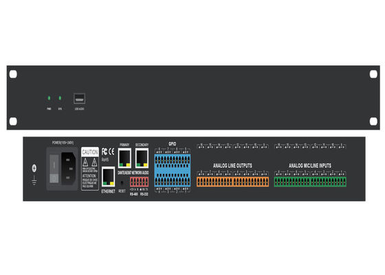 Korneff a amplifié le processeur de Dante Controller Mac Digital Signal d'instrument