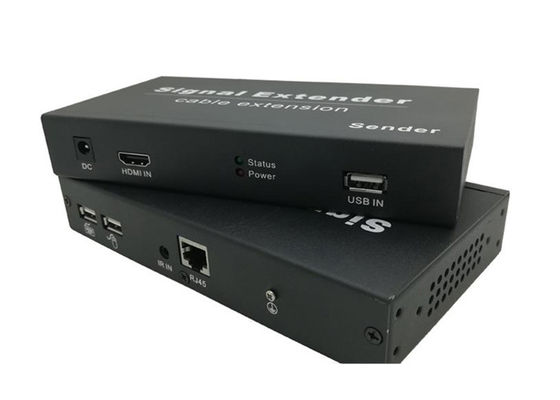 supplément visuel de 200m 1080P 4K HDMI KVM USB par l'intermédiaire du câble Cat5e/6 simple