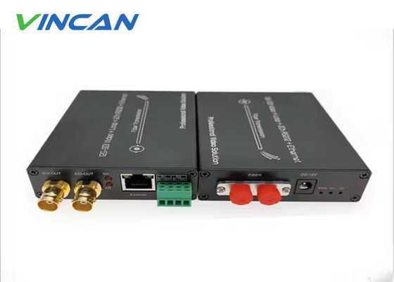 12G SDI Extender vidéo en fibre 4K non comprimé Transmission optique UHD en temps réel