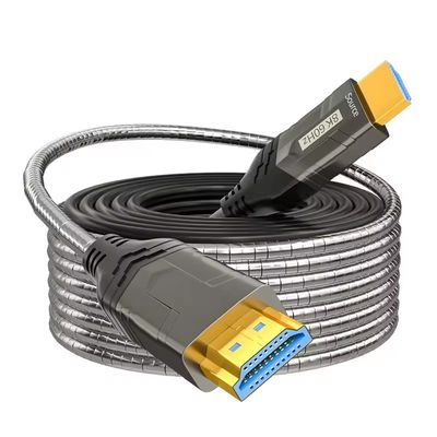 Cable à fibre optique HDMI de haute performance de 100 m, supporte la résolution 4K et le signal sans perte