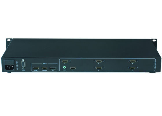 1x6 contrôleur de mur vidéo personnalisé en forme spéciale processeur d'épissage en forme flexible