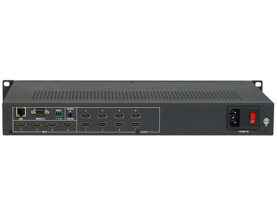 4 entrée 8 sortie HDMI paroi vidéo LCD 4k 60hz contrôleur de paroi d'affichage