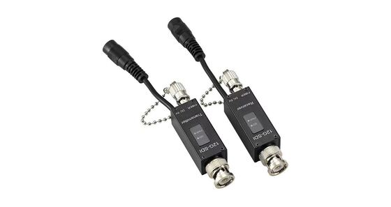 Extendeur fibre optique 12G-SDI avec distance de transmission de 10 km, débit de données de 11,88 Gbit/s et boîtier métallique compact