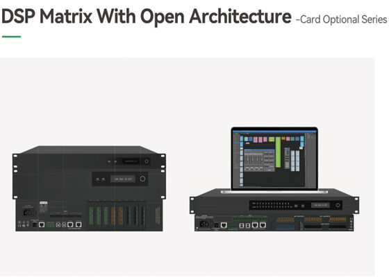 Matrice DSP Audio Modulaire VINCAN avec Architecture Ouverte, Audio Réseau 64x64 et Cartes d'E/S Modulaires
