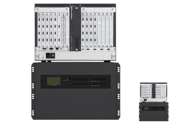 4K a entré la sortie visuelle modulaire du contrôleur 16 ch HDMI de mur de la carte 7U