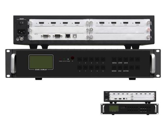 Le contrôleur visuel modulaire 2x2 1x2 2x1 4 de mur de HDMI a entré la sortie 4