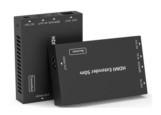 supplément visuel de 18Gbps HD 50 mètres de HDMI au-dessus de CAT Metal Enclosure