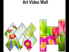 Processeur vidéo 1x9 pour affichage irrégulier